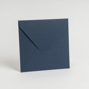 Lacivert Kare Üçgen Kapaklı Davetiye Zarfı (100 Adet) 18 x 18 cm