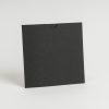 Siyah Kare Kapaksız Davetiye Zarfı (100 Adet) 18 x 18 cm