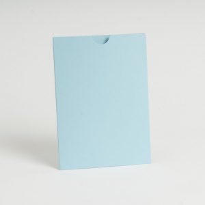 Buz Mavisi Dikey Kapaksız Davetiye Zarfı (100 Adet) 14x20 cm