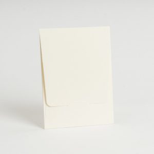 Krem Dikey Uzun Kapaklı Davetiye Zarfı (100 Adet) 13x18 cm