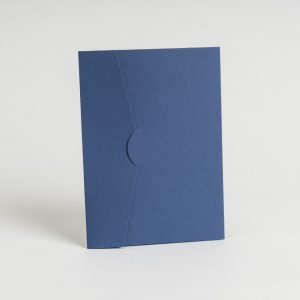 Lacivert Dikey Cepli Davetiye Zarfı (100 Adet) 13x18 cm