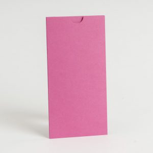 Fuşya Dikey Kapaksız Davetiye Zarfı (100 Adet) 11x22 cm
